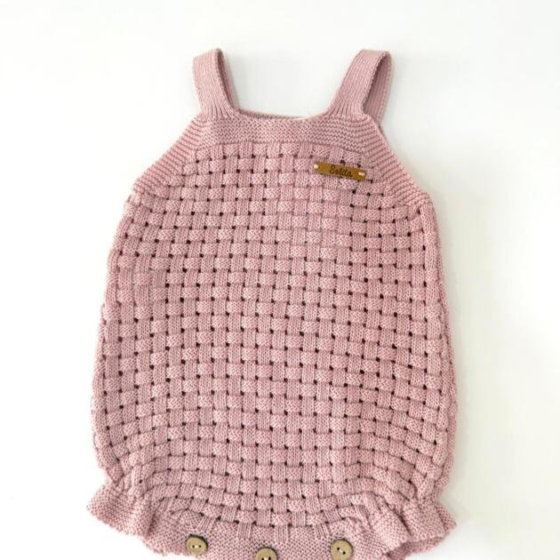 Pelele Tirantes Rosa