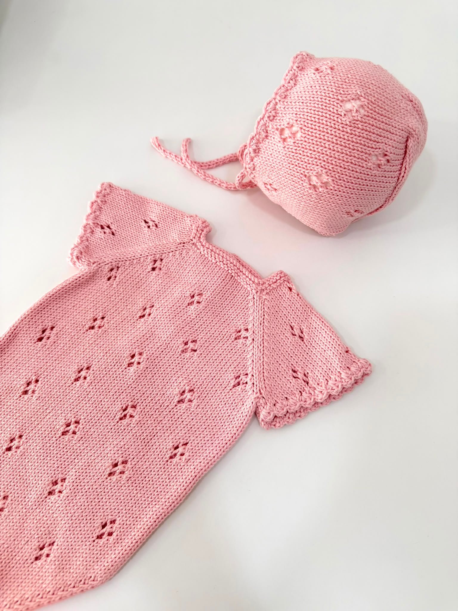 Conjunto Calado Rosa - Imagen 2