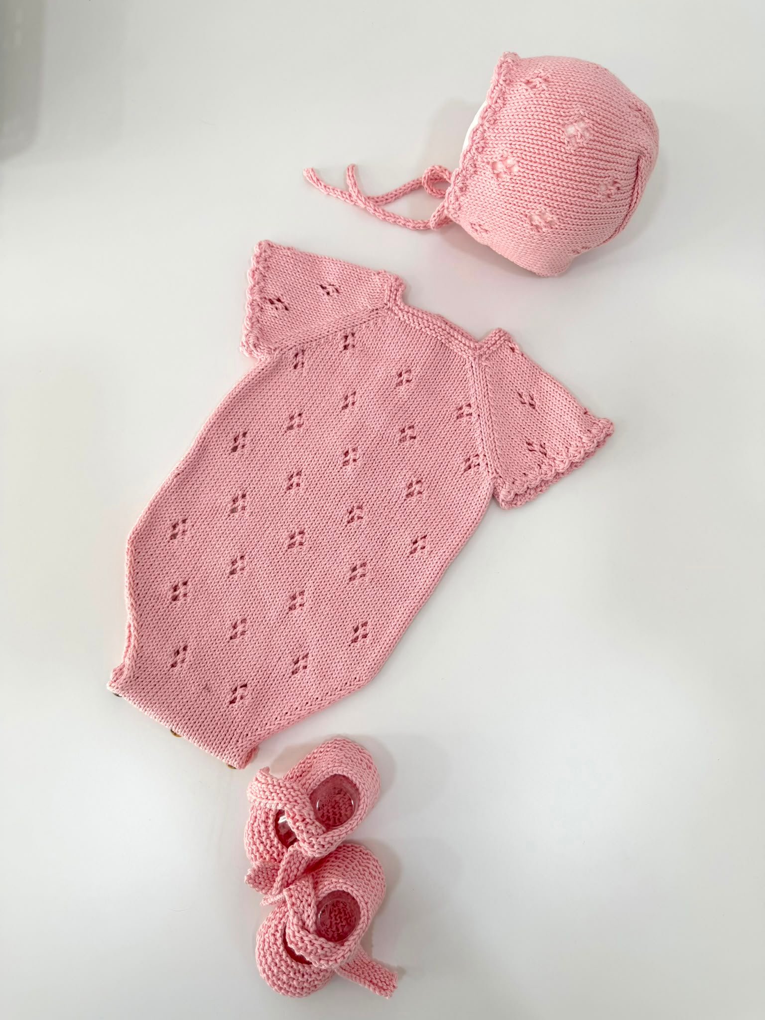 Conjunto Calado Rosa - Imagen 4