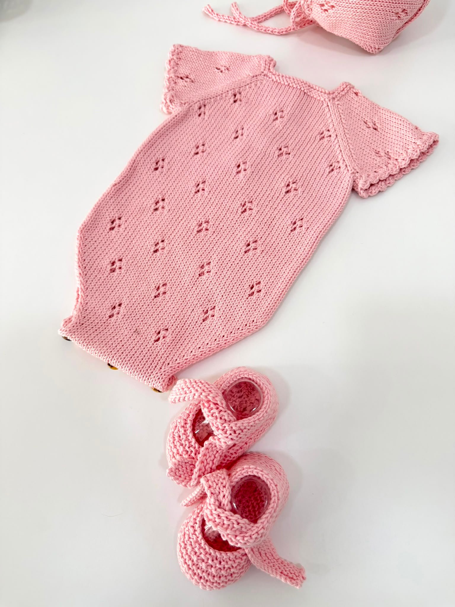 Conjunto Calado Rosa - Imagen 3