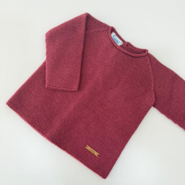 Jersey Liso Burdeos