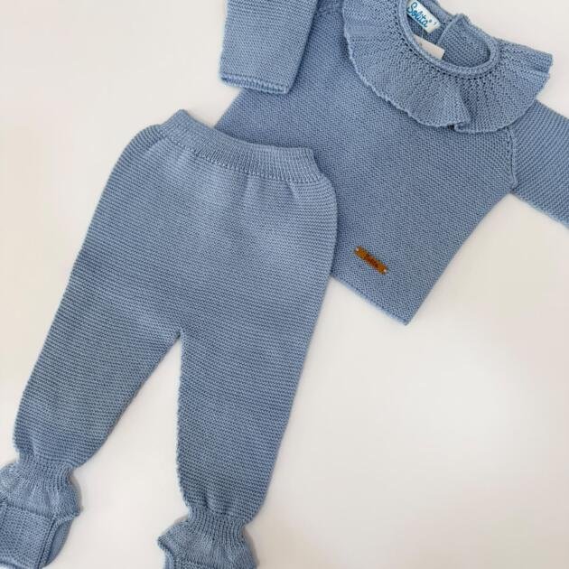 Conjunto Polainas Azul
